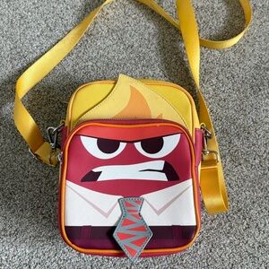 Loungefly Disney Pixar Inside Out Anger Cosplay Passport Bag Crossbody purse